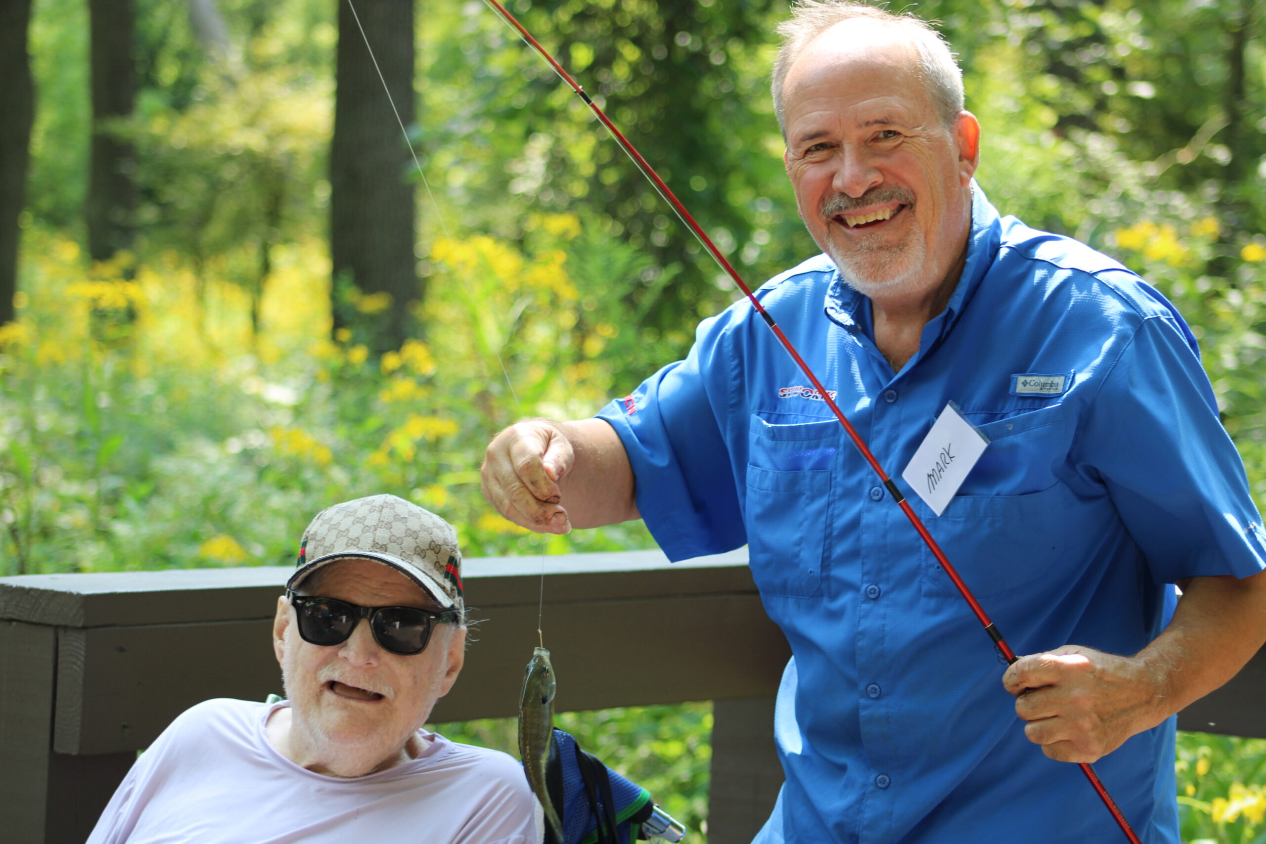 Fishing with Volunteer